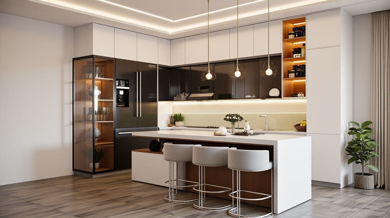 Modern kitchen cabinet design